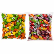 شکلات تافیس رنگی و دورنگ – دو بسته ۵۰۰ گرم