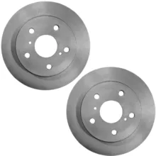 دیسک ترمز چرخ عقب خودرو فورس مدل E140-E150 کد 2008-2013 مناسب برای تویوتا کرولا بسته ۲ عددی