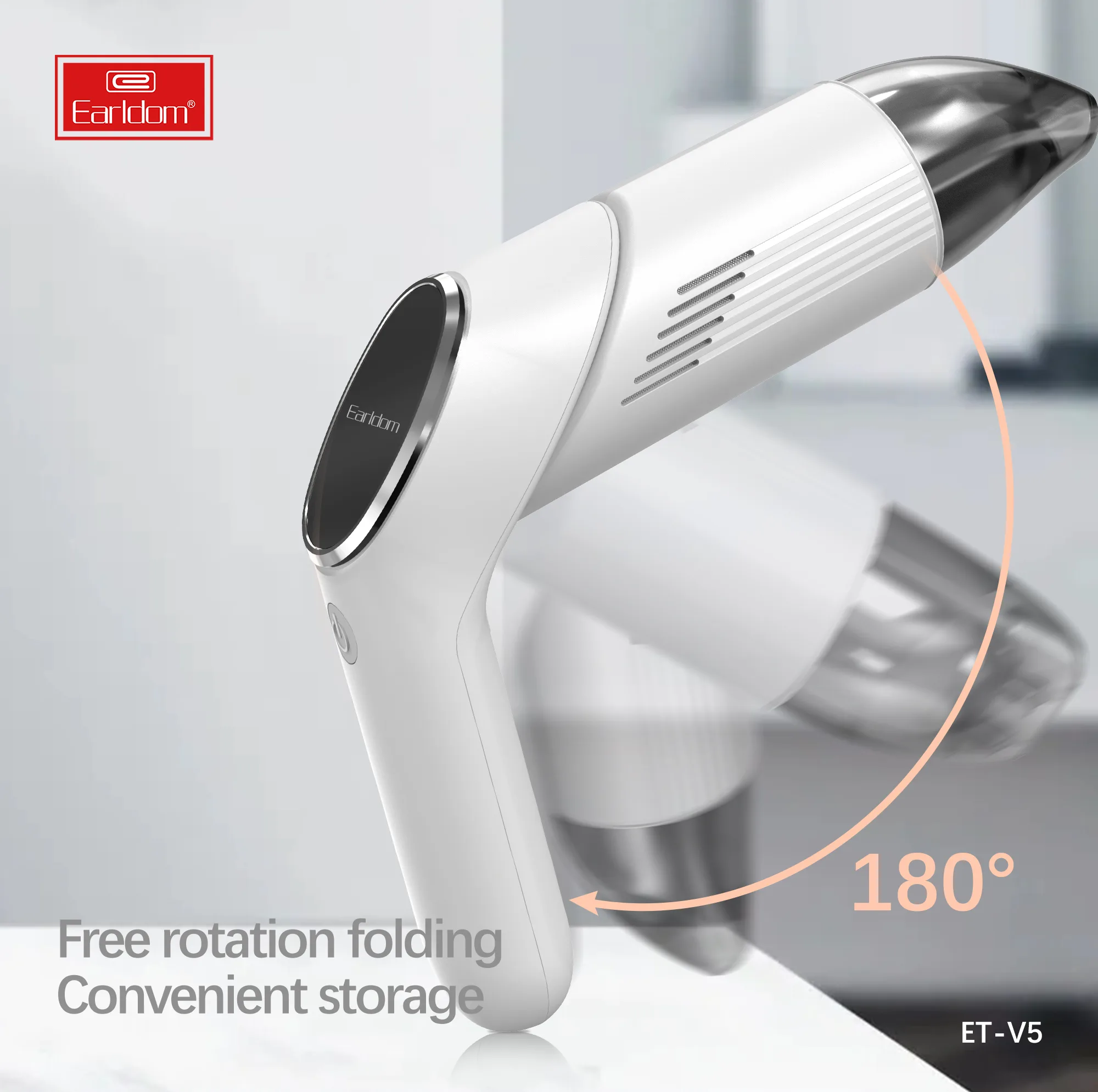 جارو شارژی خودرو ارلدام مدل Car Vacuum Cleaner V5