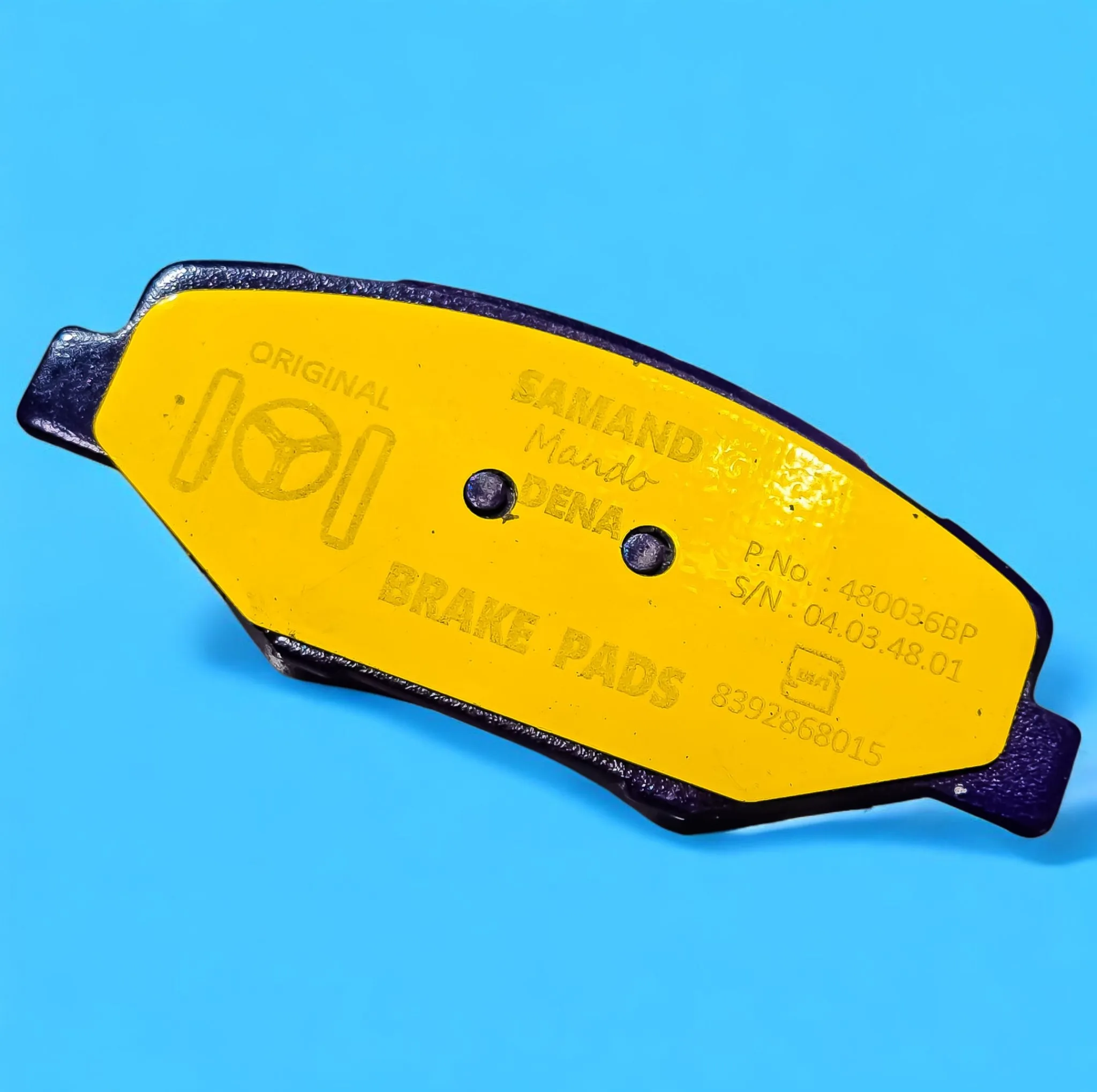 لنت ترمز جلو خودرو شرکت تولیدی قطعات جلوبندی خودرو ایران لاهیجان مدل 002135 دو جفت مناسب برای وانت آریسان 2