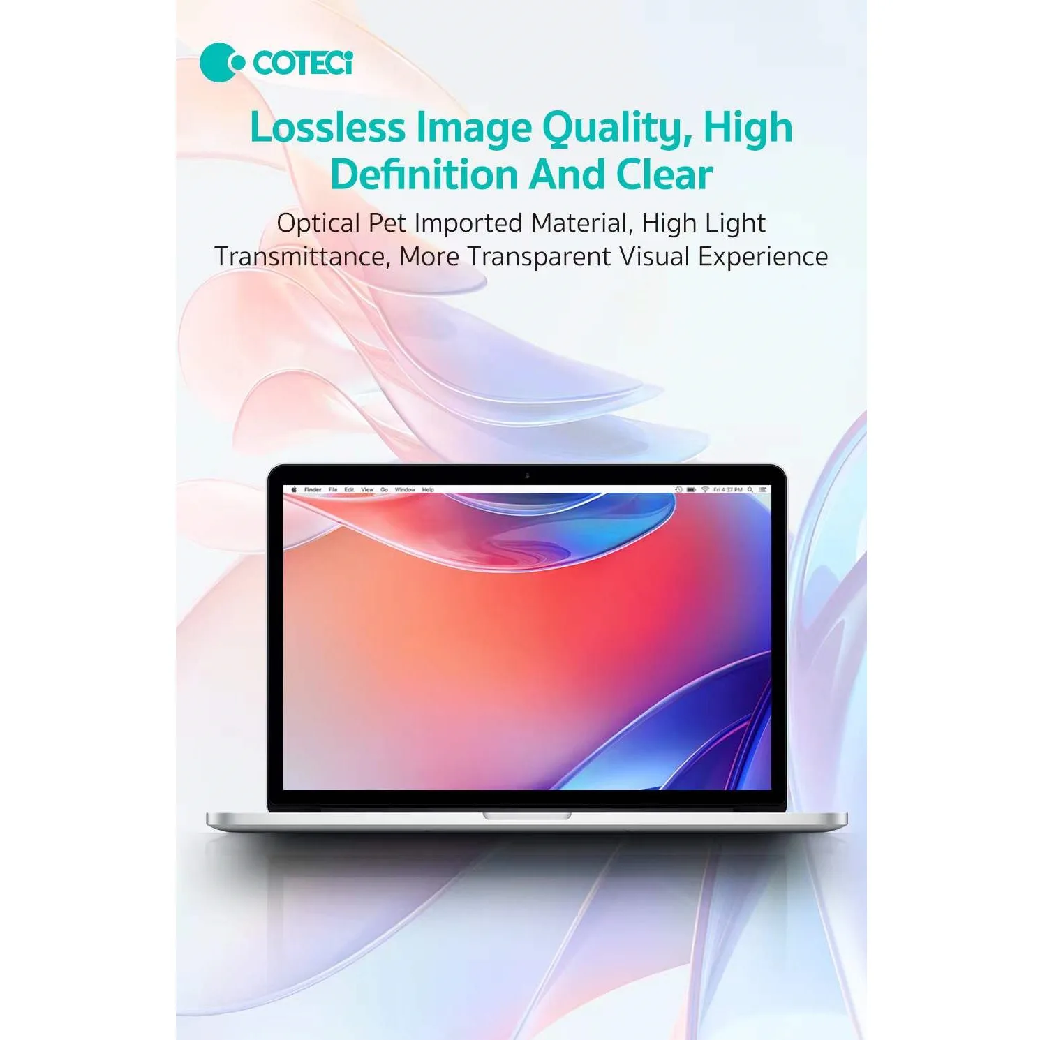 محافظ صفحه نمایش حریم شخصی کوتتسی مدل آهن ربایی MB-034 مناسب برای مک بوک اپل MacBook Pro 15.4 inch A1990/A1707/A2941(M2)/A3114(M3)/A3241(M4)