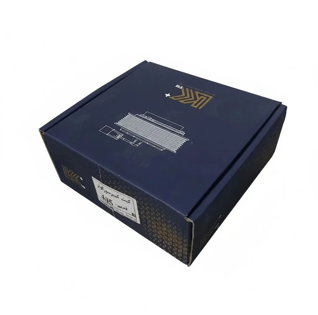 کیت کمپرسور کولر ال کی کی مدل bbz- 693 مناسب برای پژو 405، پارس و سمند مجموعه 3 عددی