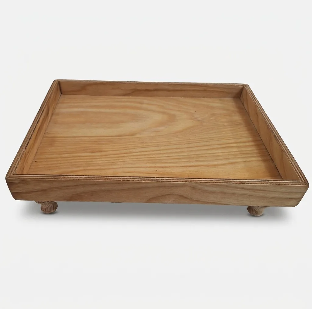 سینی بدون دسته مدل چوبی سایز 40×30 سانتی متر