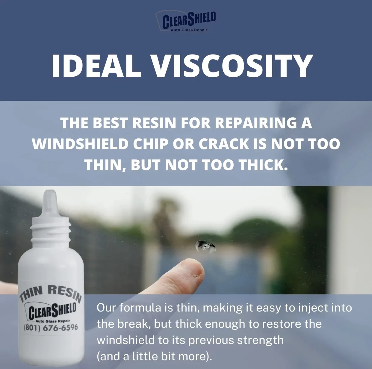 چسب ترمیم کننده شیشه خودرو مدل thin-resin حجم 7 میلی لیتر بسته 10 عددی