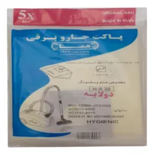پاکت جاروبرقی همتا مدل H-S 39 مناسب برای جاروبرقی صنام و سامسونگ بسته 5 عددی