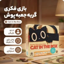 بازی فکری مدل گربه جعبه پوش طرح cat in the box