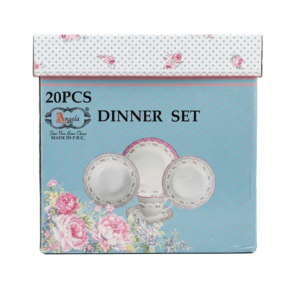 سرویس غذاخوری چینی 20 پارچه 4 نفره انجلا مدل ZP-310
