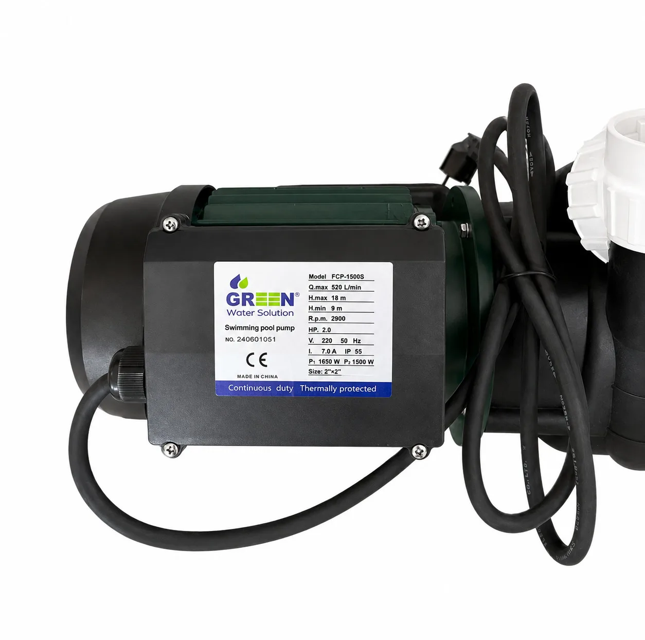 پمپ استخری 2 اسب گرین مدل FCP-1500S