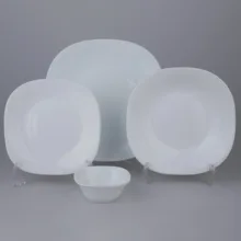 سرويس 4 پارچه اپال طرح مربع مدل کلاسيک