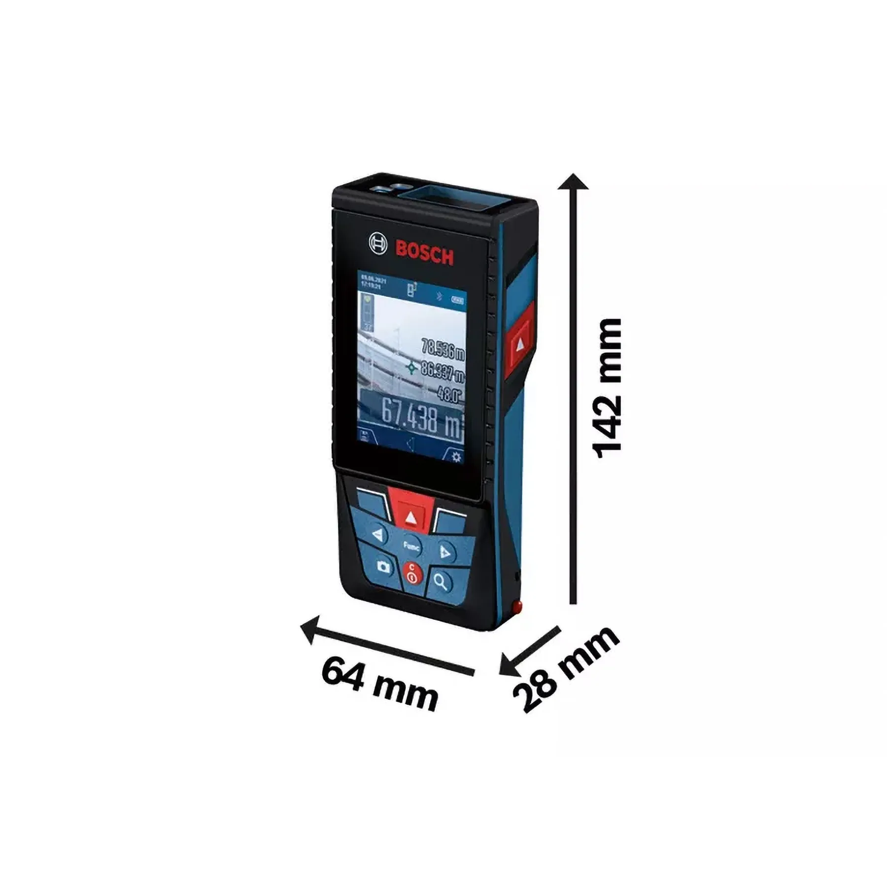 متر لیزری بوش مدل GLM150-27 C Professional