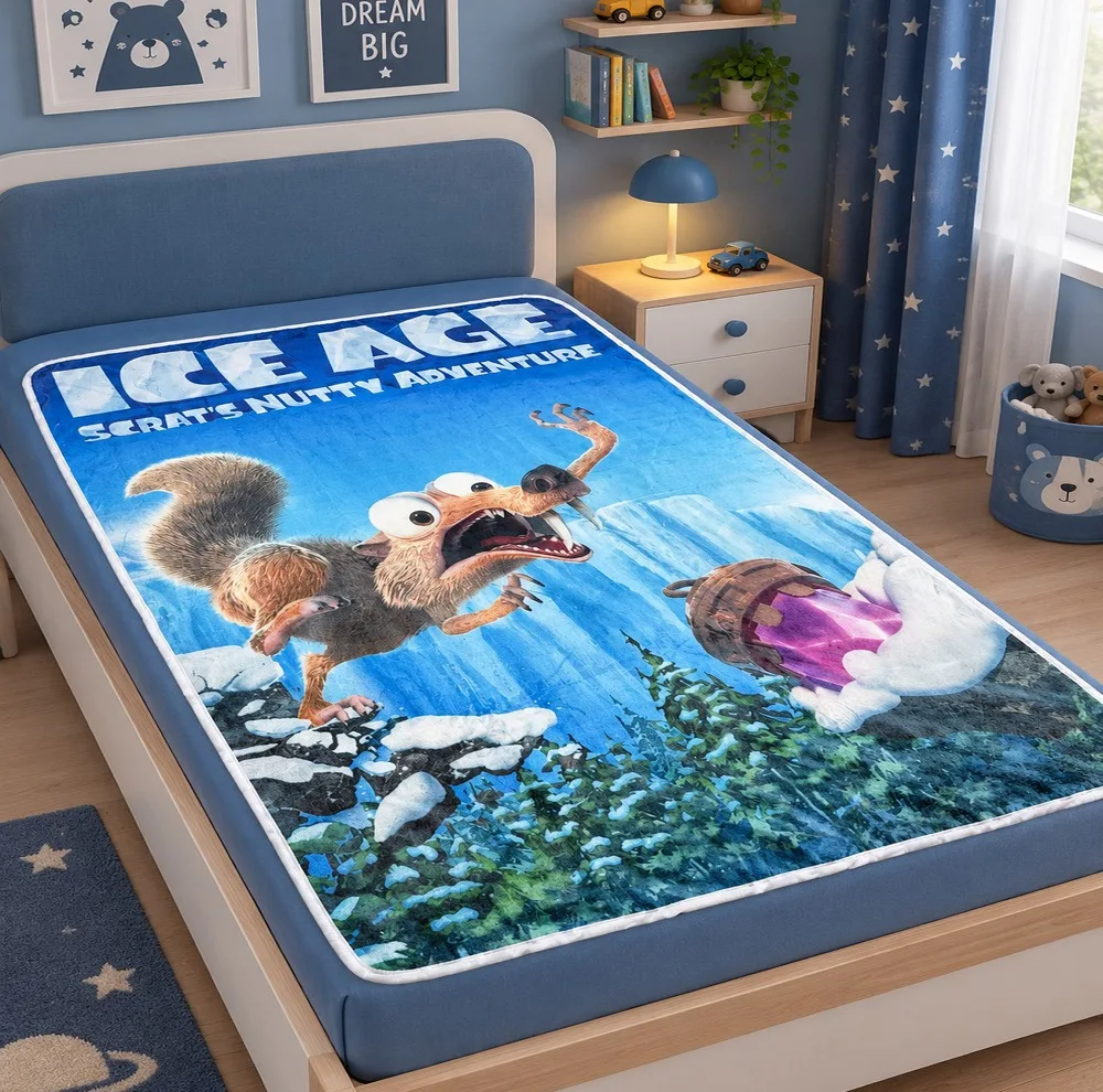 پتو کودک مدل ICE AGE سایز 110*150 سانتی متر