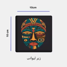 ست ماگ به همراه زیر لیوانی و پد ماوس مدل نقش آفریقایی کد 350
