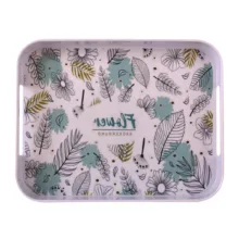سینی دسته دار مهروز مدل 911 flower سایز 23×29 سانتی متر