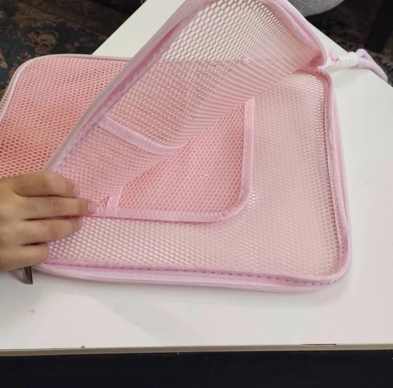 جامدادی مدل a4 طرح توری لانه زنبوری پاستیلی