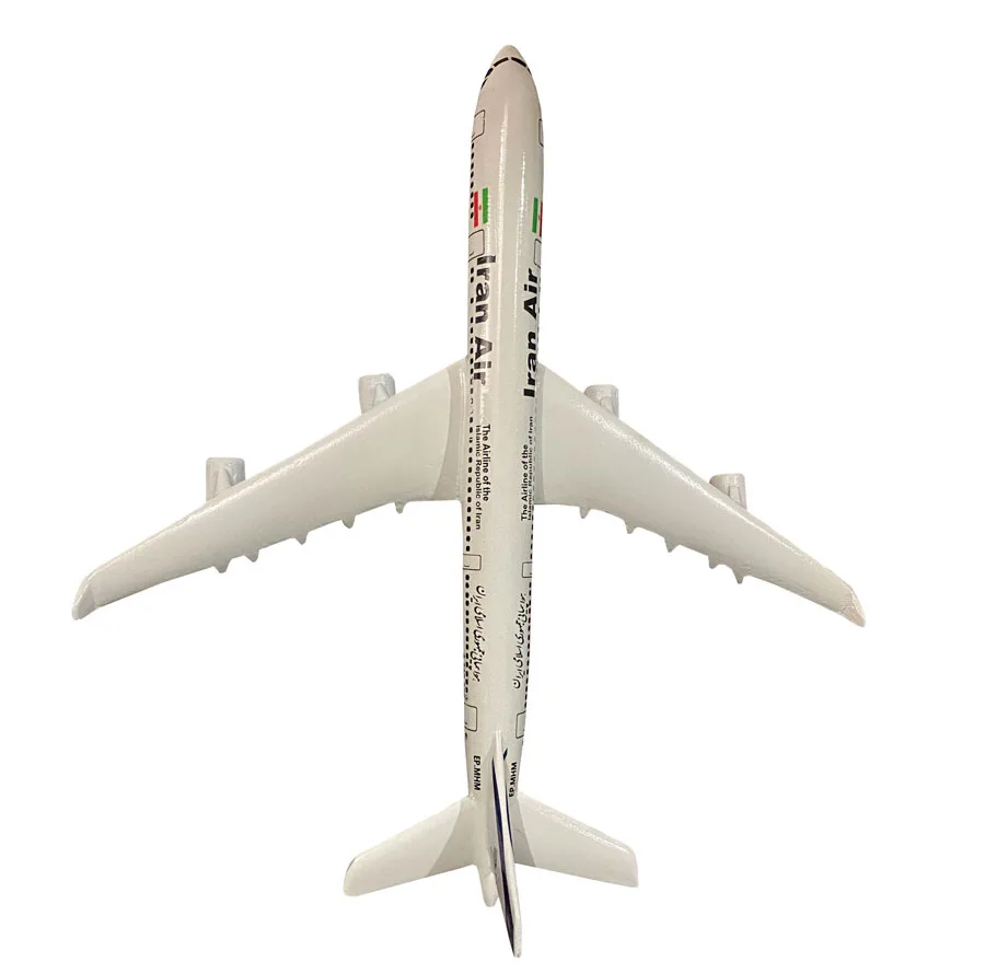 ماکت هواپیما مدل مسافربری ایرباس 340 طرح Iran Air