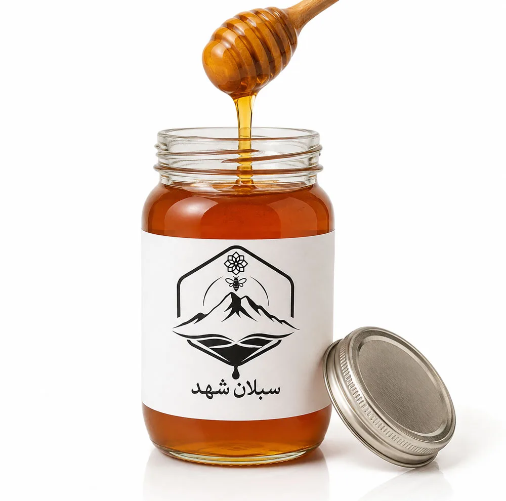 عسل طبیعی بدون موم چند گیاه سبلان شهد - 1000 گرم