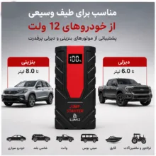 جامپ استارتر و پاوربانک لومیز مدل K02