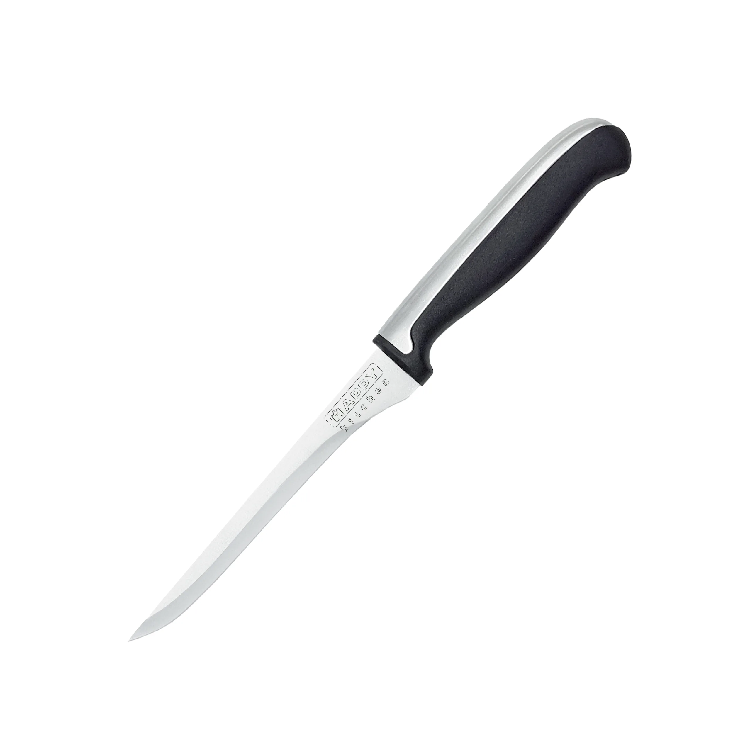 سرویس چاقو 11 پارچه با تیغه استیل و با دسته استیل و باکالیت هپی کیچن مدل Stone Knife 11