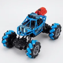 ماشین کنترلی آفرود مدل Climbing Spray Car با باتری شارژی، قابلیت اسپری، بدنه پلاستیکی و 4 چرخ