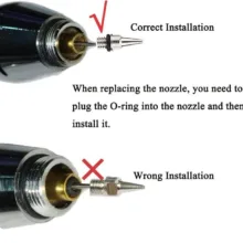 نازل پیستوله ایربراش مدل 0.5mm