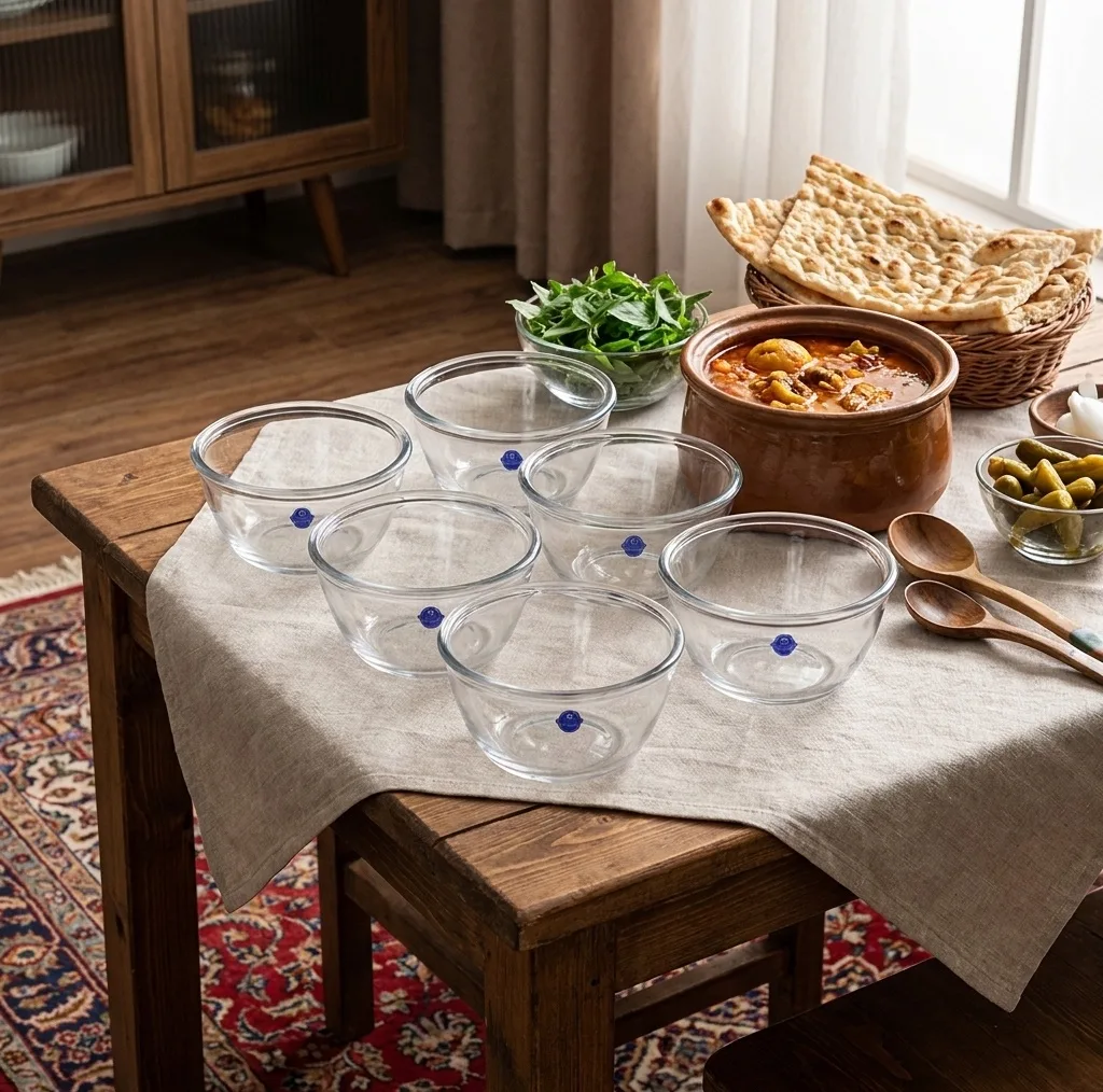 کاسه اونیکس مدل آبگوشت کد 15CM بسته 6 عددی