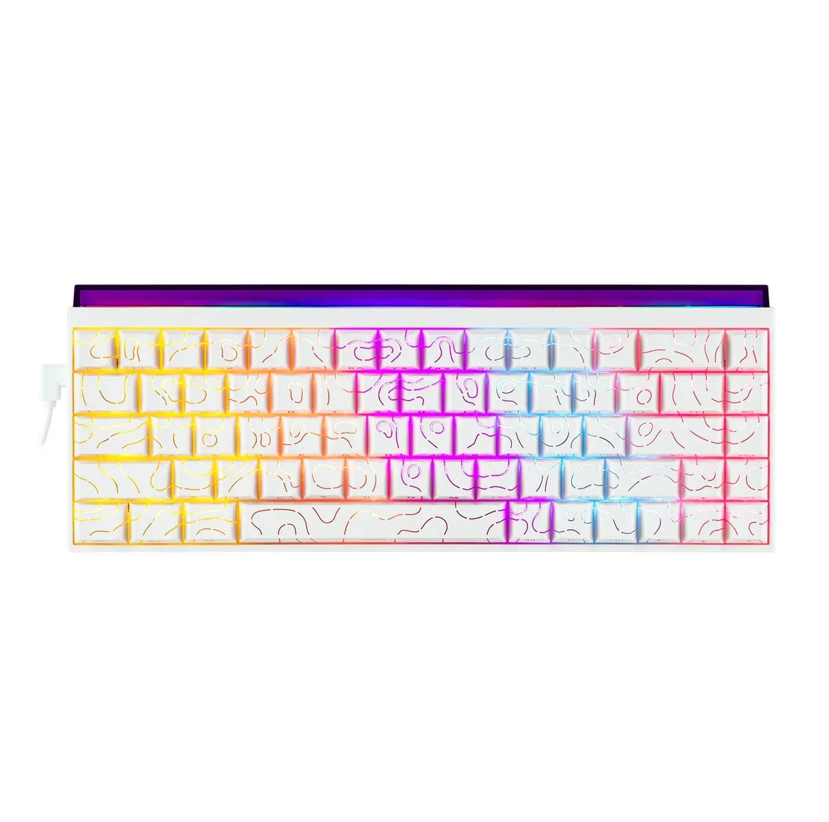 کیبورد با سیم آجز مدل NK68 Mixed Light Mechanical