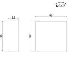 کابینت آشپزخانه اعیان مدل FH C27