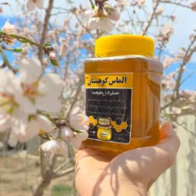 عسل طبیعی ویژه کودکان حرارت ندیده الماس کوهستان - 1 کیلوگرم
