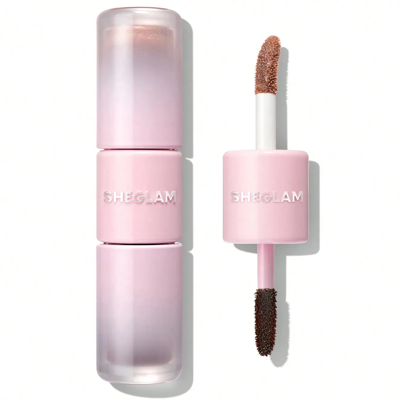 رژ لب مایع و تینت لب شیگلم مدل Line To Shine Peel-Off Lip Stain & Gloss Duo Brown Butter شماره 514 حجم 2 میلی لیتر