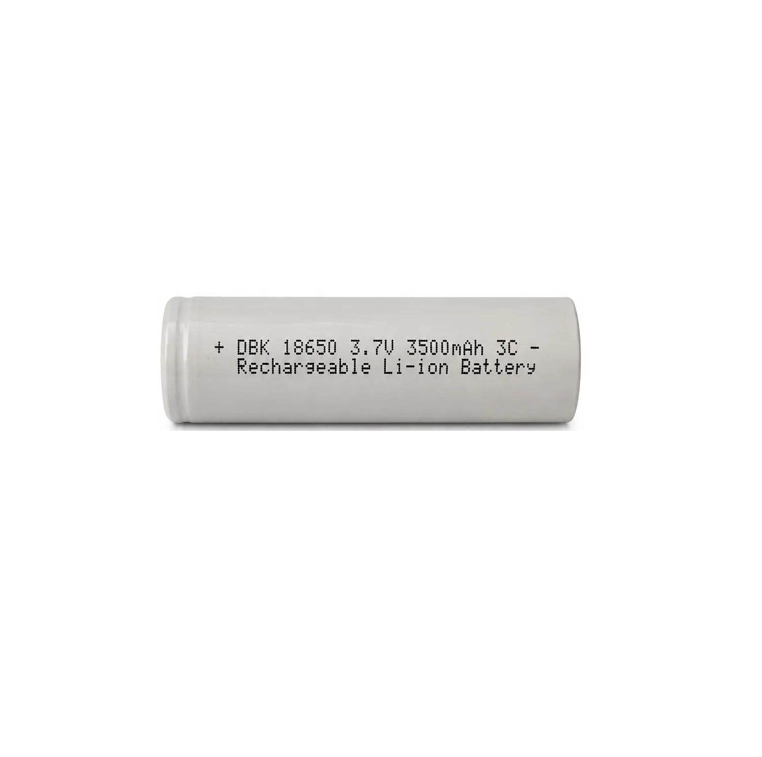 باتری لیتیومی قابل شارژ دی بی کی مدل 18650 3500mAh 3c 3.7V LI-ION ظرفیت 3500 میلی آمپر ساعت