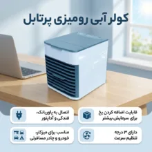 کولر آبی مدل رومیزی پرتابل