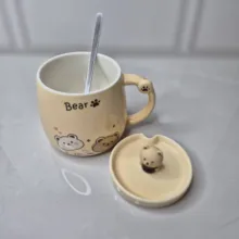 ماگ طرح خرس عاشق مدل Cute Bear