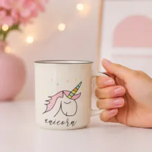 ماگ سایدا طرح پونی مدل یونیکورن مجموعه ۴ عددی