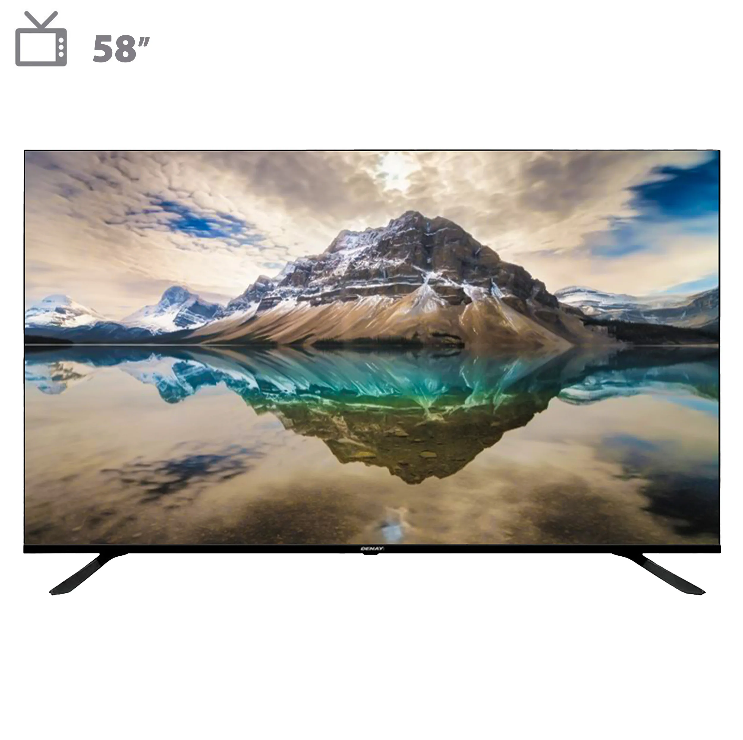 تلویزیون 58 اینچ کیو ال ای دی هوشمند دنای مدل K-58GF4Q