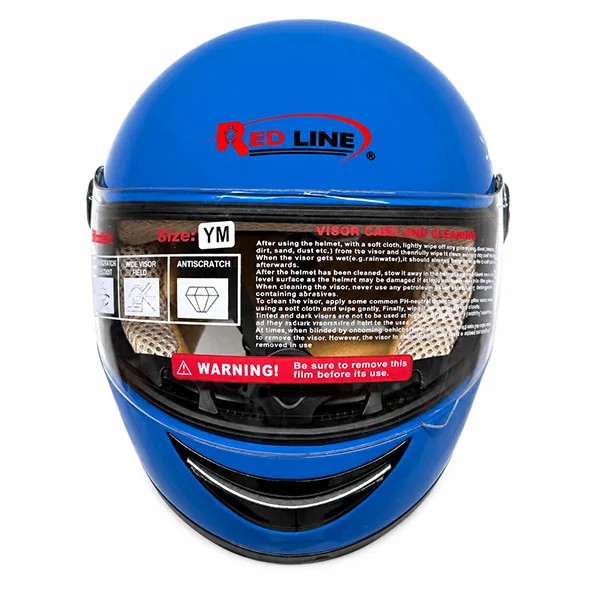کلاه کاسکت ردلاین مدل BRIGHT BLUE / Monster 906
