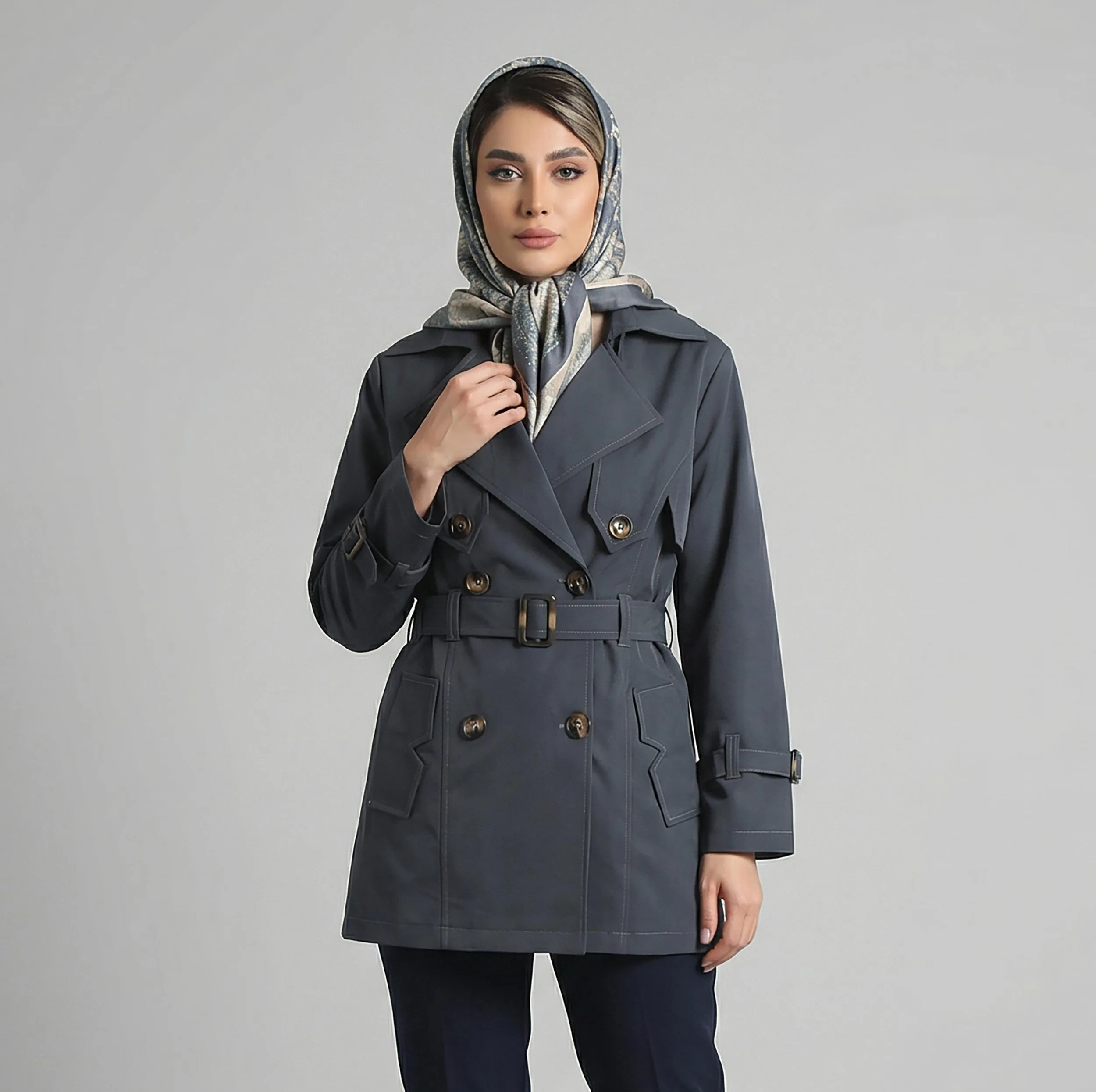 بارانی زنانه السانا مدل تیتار کد 2341