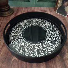 سینی دسته دار مدل ترنگ سایز 33*33 سانتی متر