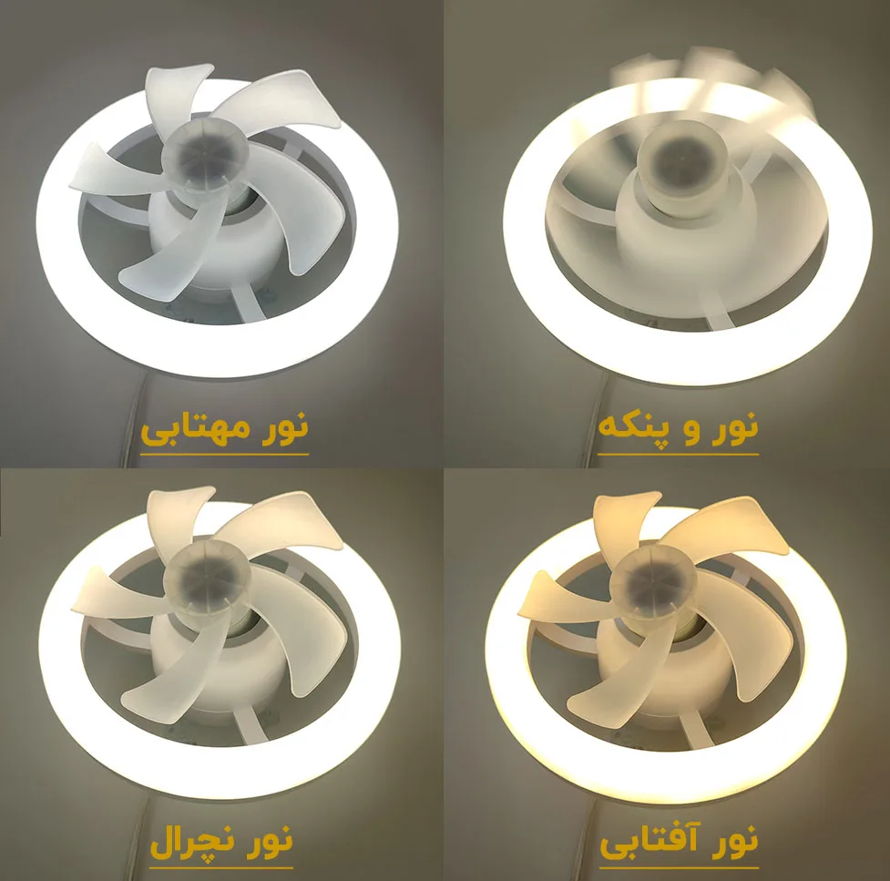 لامپ الایدی 50 وات مدل پنکه ای 260A پایه E27