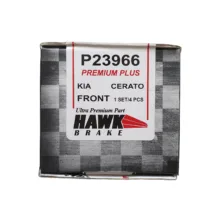 لنت ترمز جلو هاک بریک مدل P23966 مناسب برای هیوندای i30