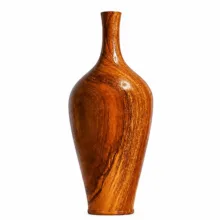 گلدان چوبی مدل گردو کد 45cm