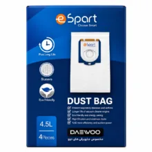 پاکت جاروبرقی اسپارت مدل DVC-LH22 مناسب جاروبرقی دوو بسته 4 عددی