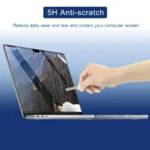 محافظ صفحه نمایش شیشه ای بادیگارد مدل TabG مناسب برای لپ تاپ اپل MacBook Air 13.6 inch M2 / M3 / M4
