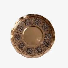 شیرینی خوری مسی مدل آفتاب گردان کد ZH321.13