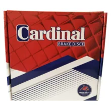 دیسک ترمز چرخ جلو کاردینال مدل سوراخ دار مناسب برای پژو 405 بسته 2 عددی
