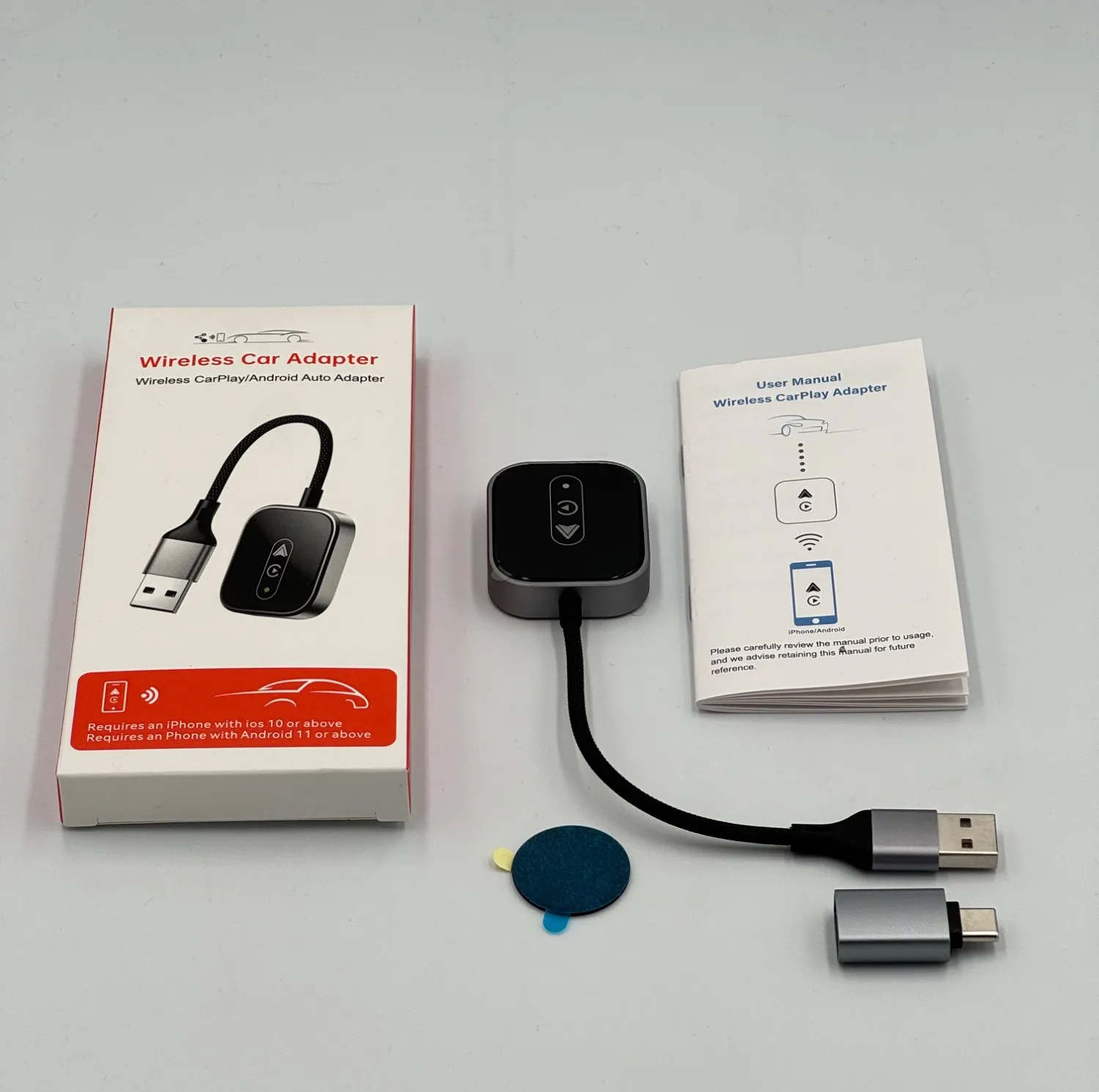 کارپلی و اندروید اتو مدل Carplay/Android Auto به همراه مبدل USB به Type-C