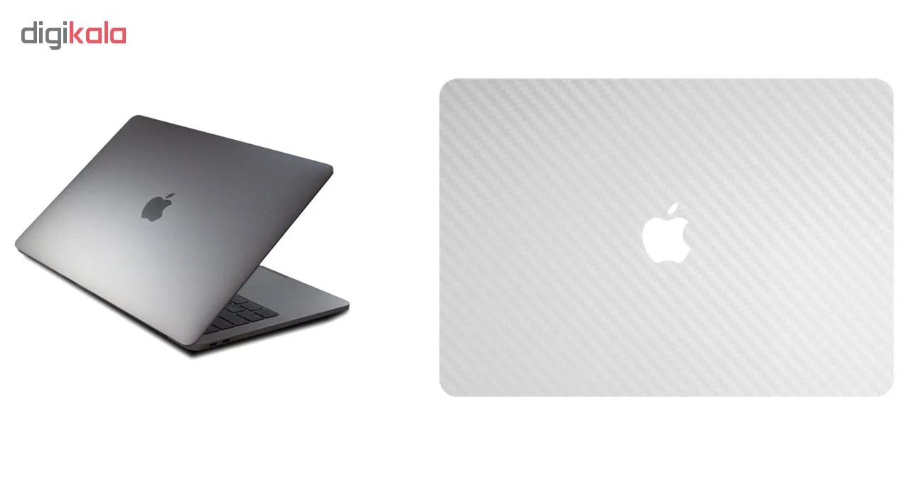 برچسب پوششی ماهوت مدل White Carbon مناسب برای لپ تاپ Macbook 12inch Retina