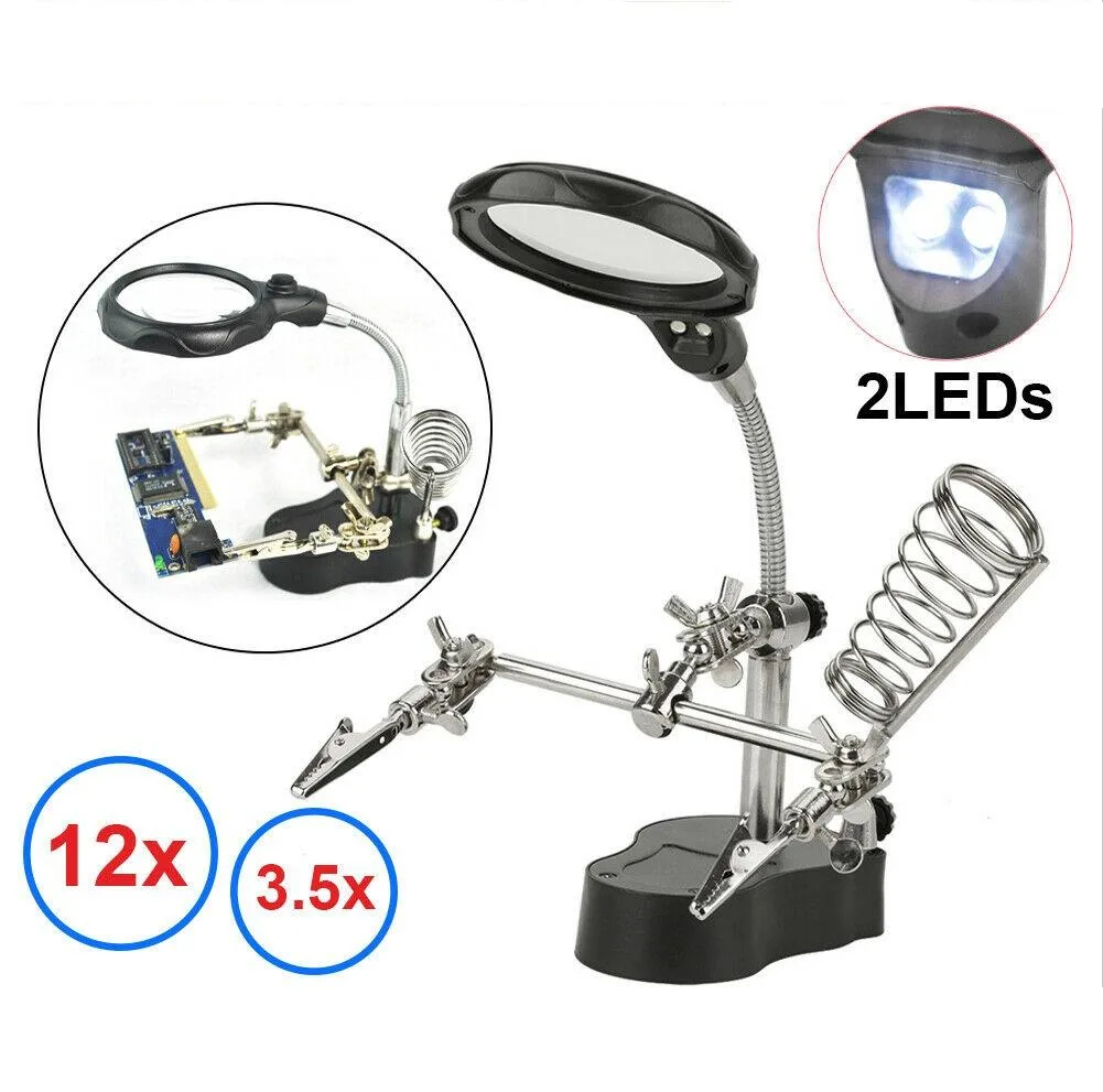 گیره مونتاژ مدل TE-801 به همراه ذره بین