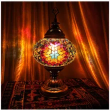 آباژور دست ساز مدل مراکشی کد ML3