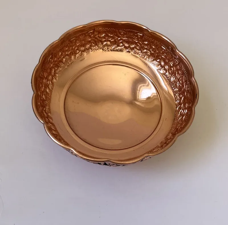 آجیل خوری مسی مدل آفتابگردان سه پایه کد ZH321.19