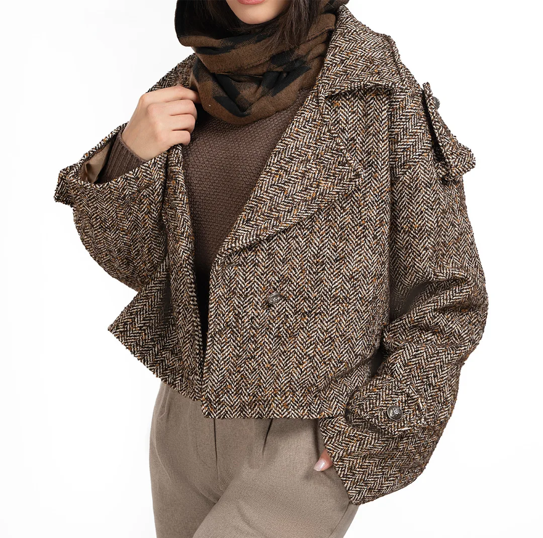 کراپ کت زنانه ام کی مدل L0401
